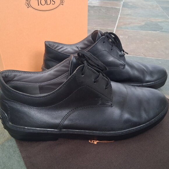 TOD\'s Black Leather Boots Shoes main image 5